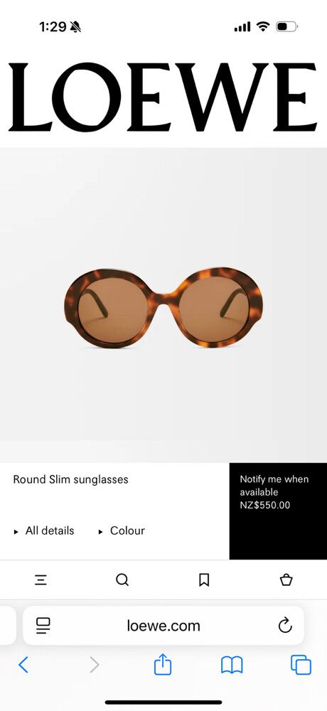 Loewe Sunglasses Brand New