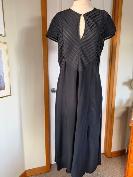 Kate Sylvester Black Silk Dress