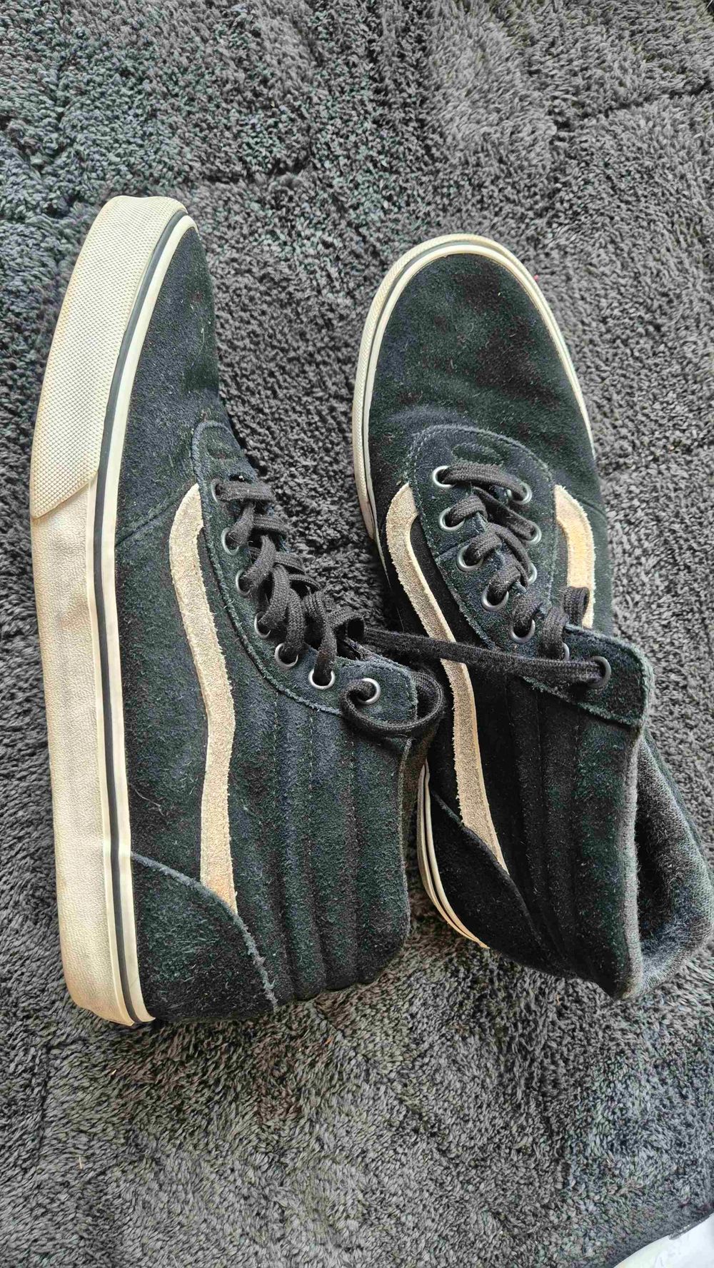 Vans Black Suede High Top Sneakers