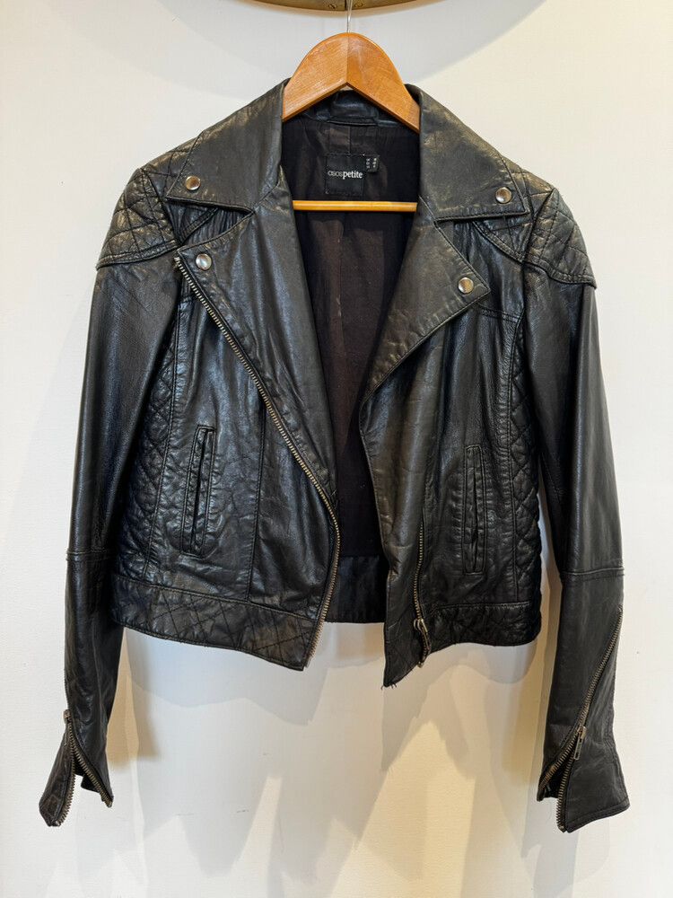Asos Black Leather Jacket