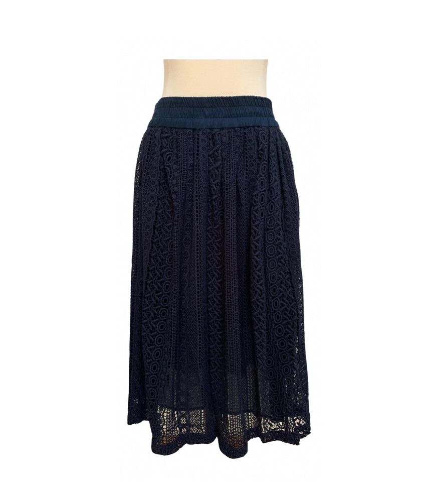 Soft Cotton Midi Skirt