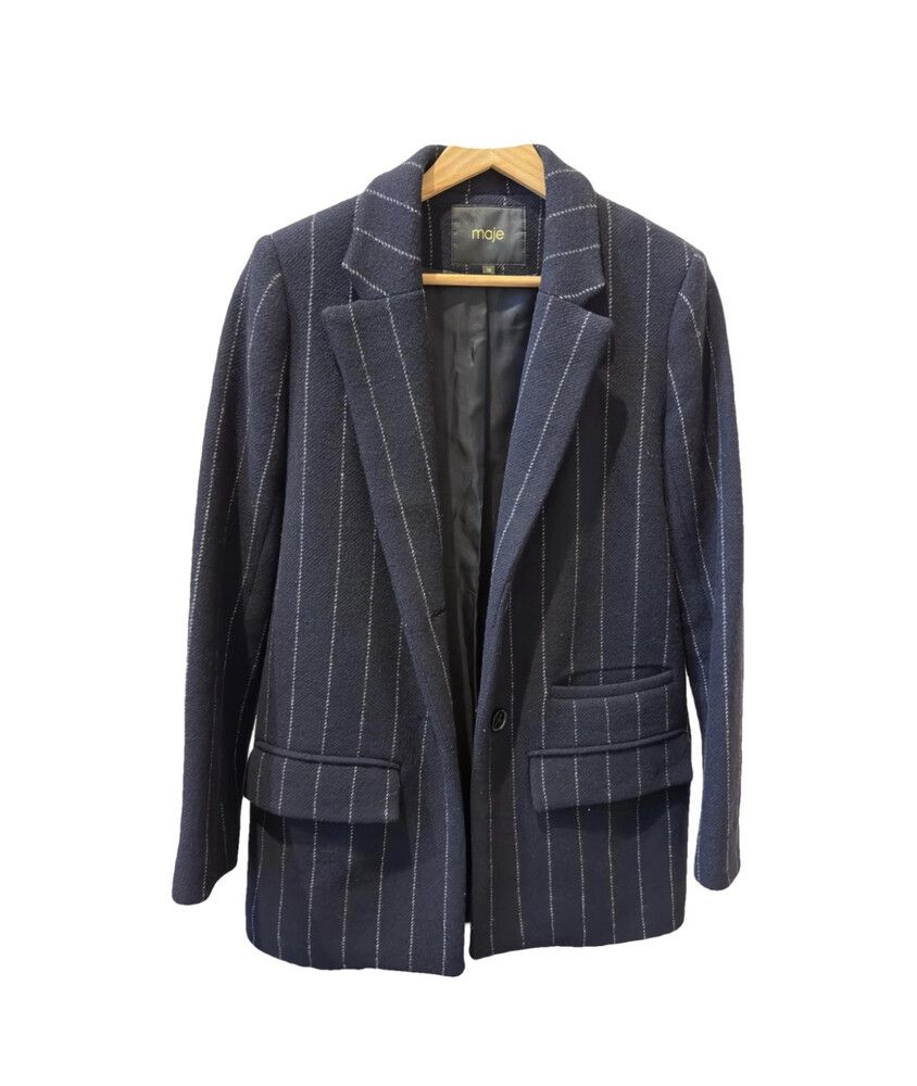 New Wool Blazer Navy - French Designer Label