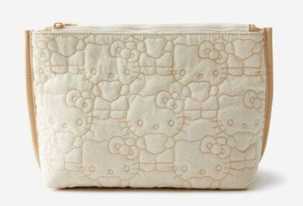 New Utility Cosmetic or Travel Quilted Pouch Case