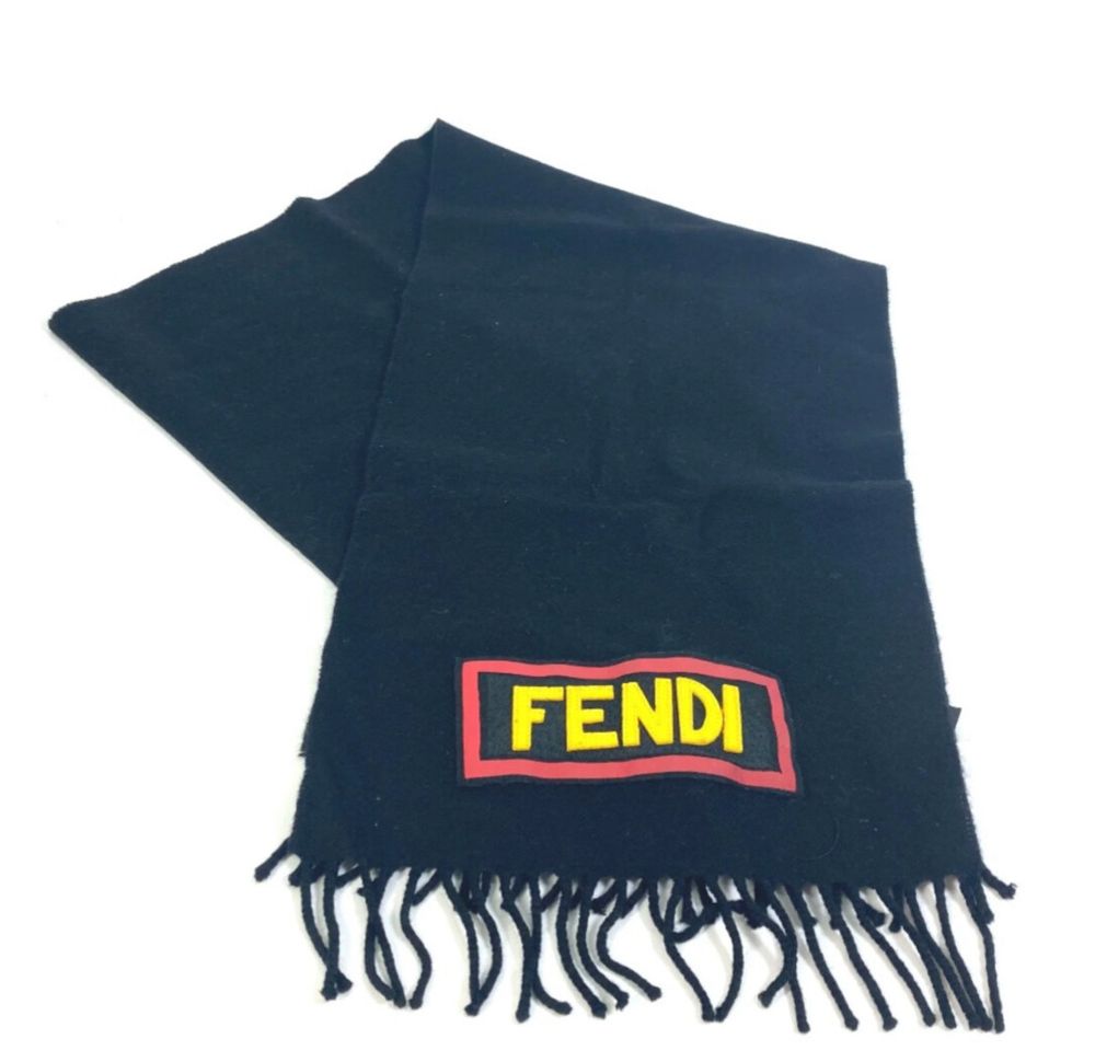 Authentic Wool Scarf Made In Italy✨ Original Fendi Box ✅