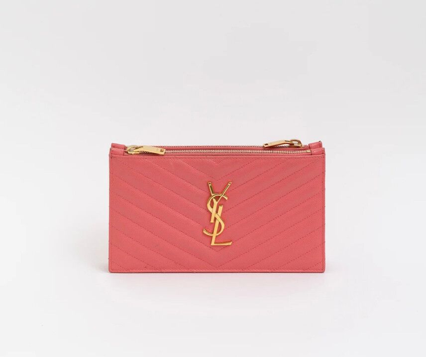 Authenticity Certificate ✅ YSL Leather Clutch 💗