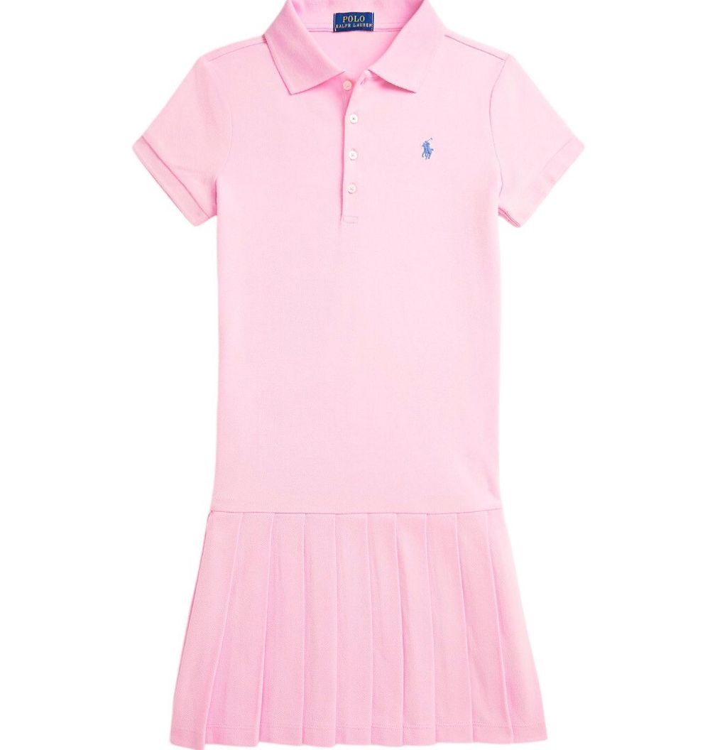 New Ralph Lauren Pink Pleated Dress