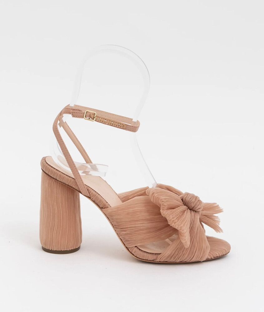 Loeffler Randall Camellia Beauty Pleated Bow Heels 💕