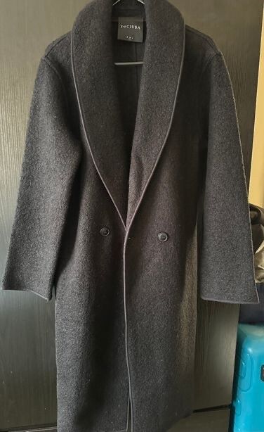New Decjuba long wool coat -same soft material throughout ❣️