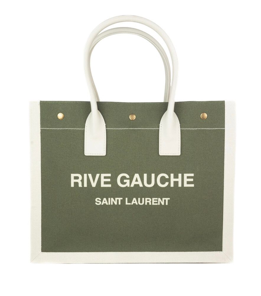 NEW AUTHENTICATED Saint Laurent YSL Rive Gauche Tote 💚 Dust bag 💝tags attached ✅