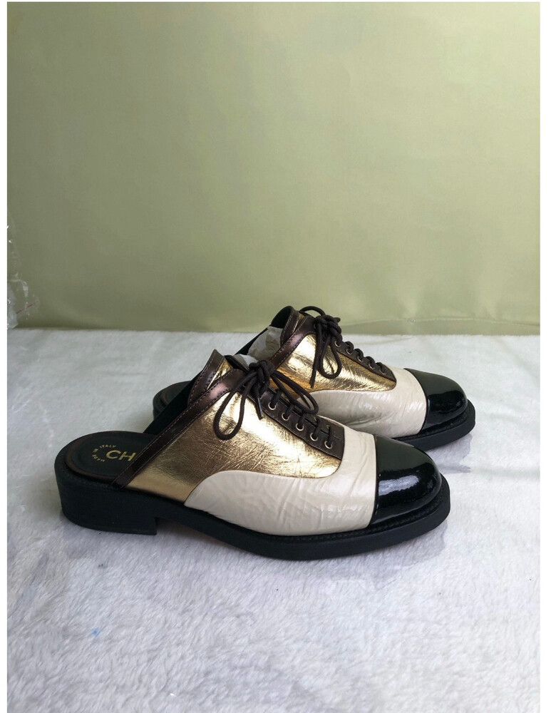 Authenticated ✅Chanel Platform Mules