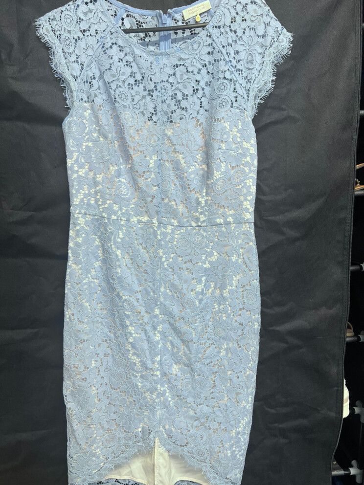black high low dress lace Lady Black Tie - Tennessee Gown - Tiered Lace Corset Ball Gown main image 1