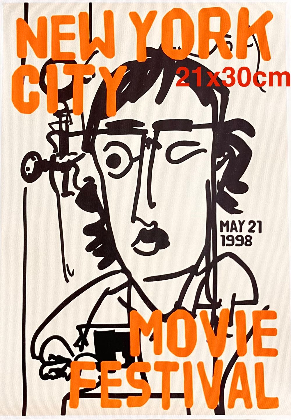 "New York City Movie Festival" Vinyl Print 21x30cm