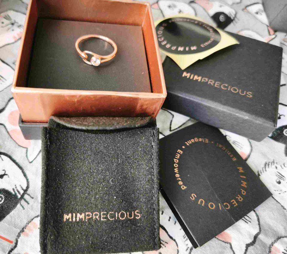 MIMCO MIMPRECIOUS 9ct Rose Gold Ring - Size M / 52