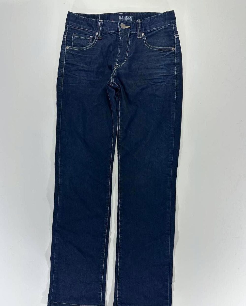 VINTAGE GUESS NAVY BLUE STRAIGHT LEG JEANS (30)