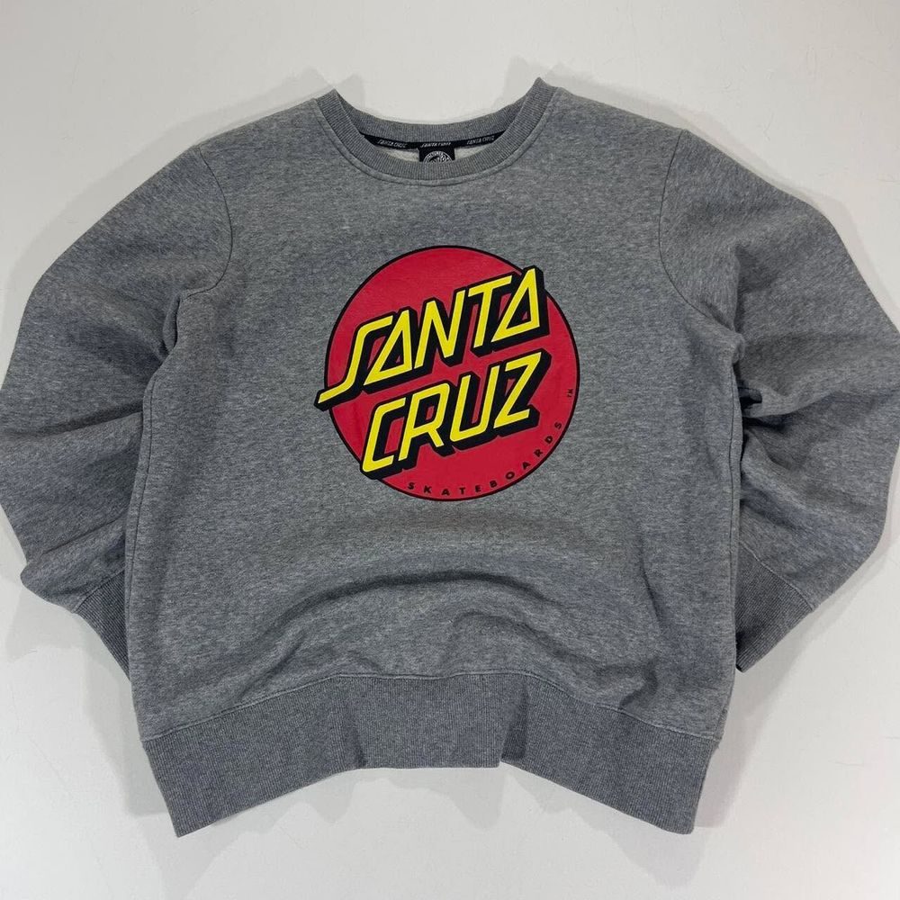 SANTA CRUZ GREY CREWNECK SWEATSHIRT (12)