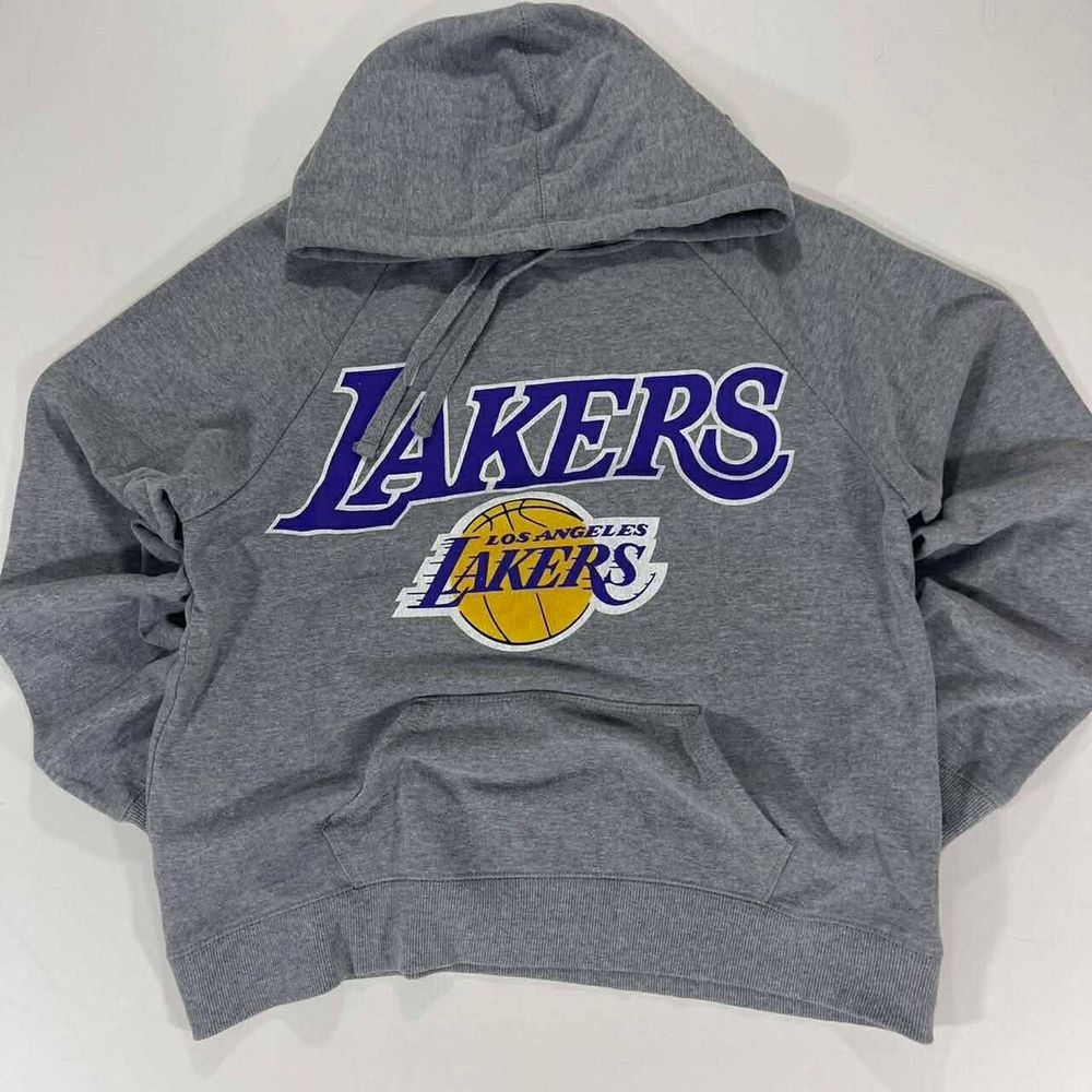 NBA LOS ANGELES LAKERS GREY HOODIE (M)