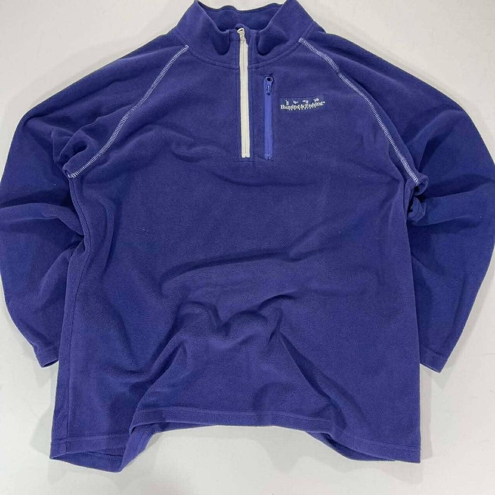 HUNTING AND FISHING QUARTER ZIP FLEECE (L)