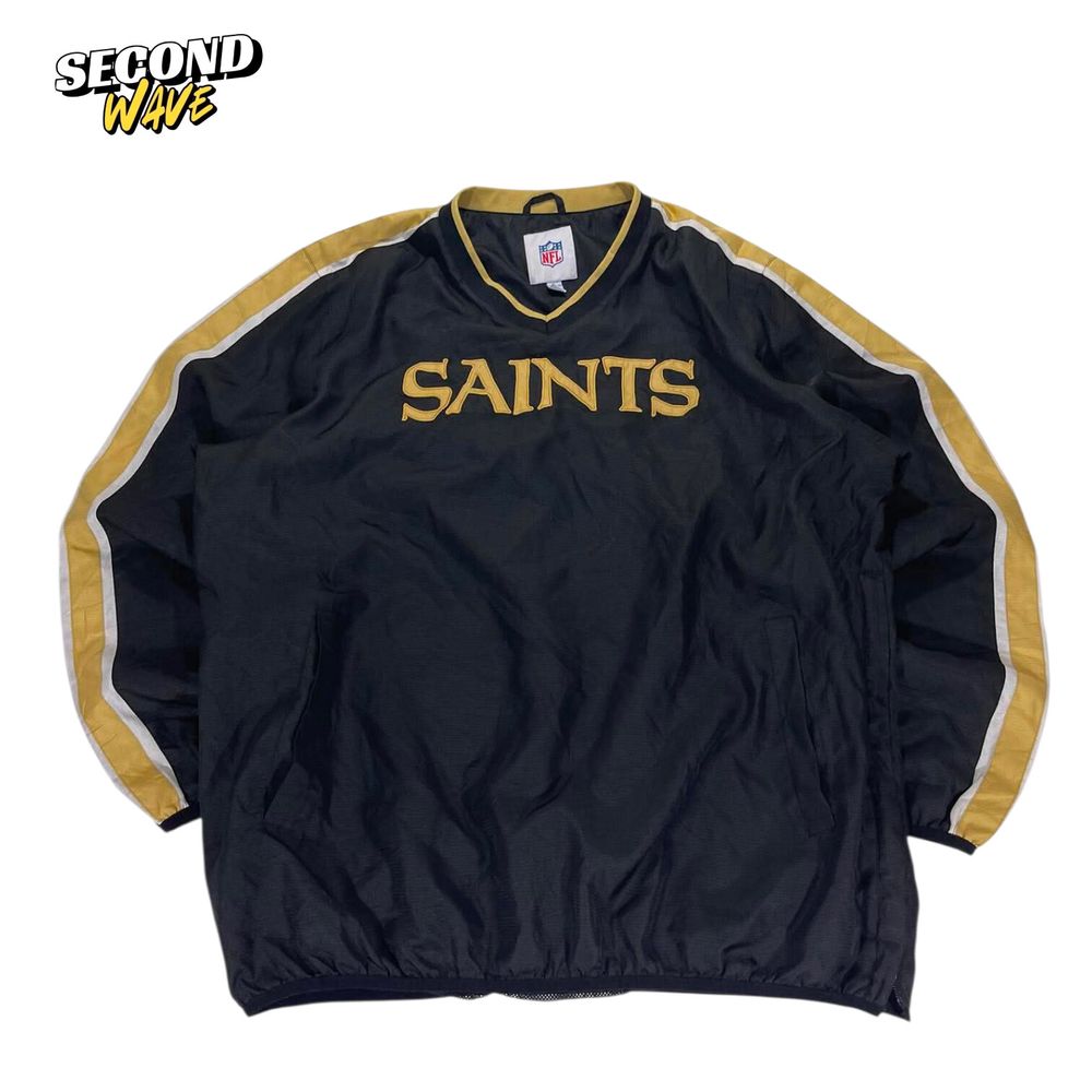 SAINTS NFL BLACK SWEATSHIRT (XXL)