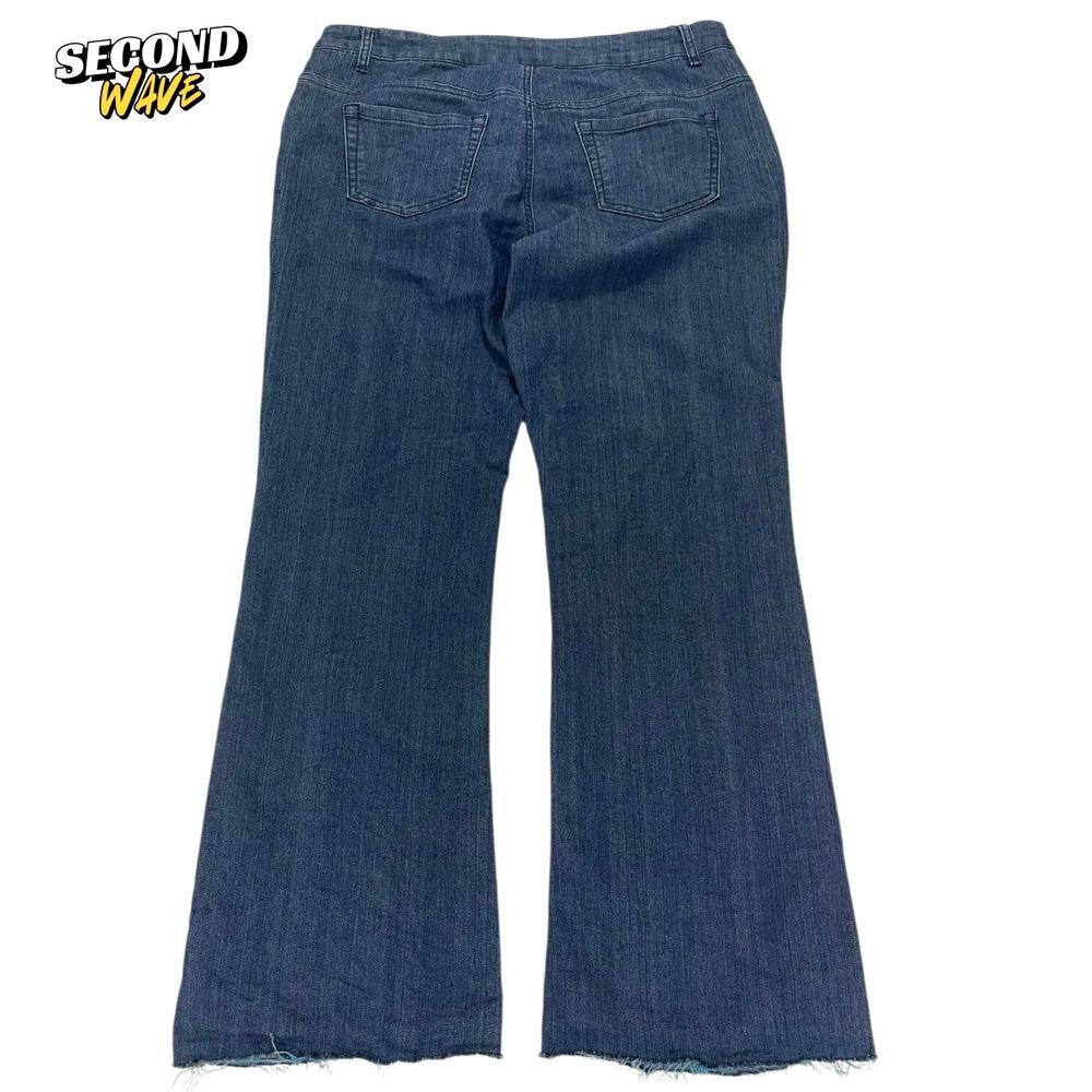 URBAN JEANS CO. NAVY BLUE LOW RISE FLARE JEANS (16)