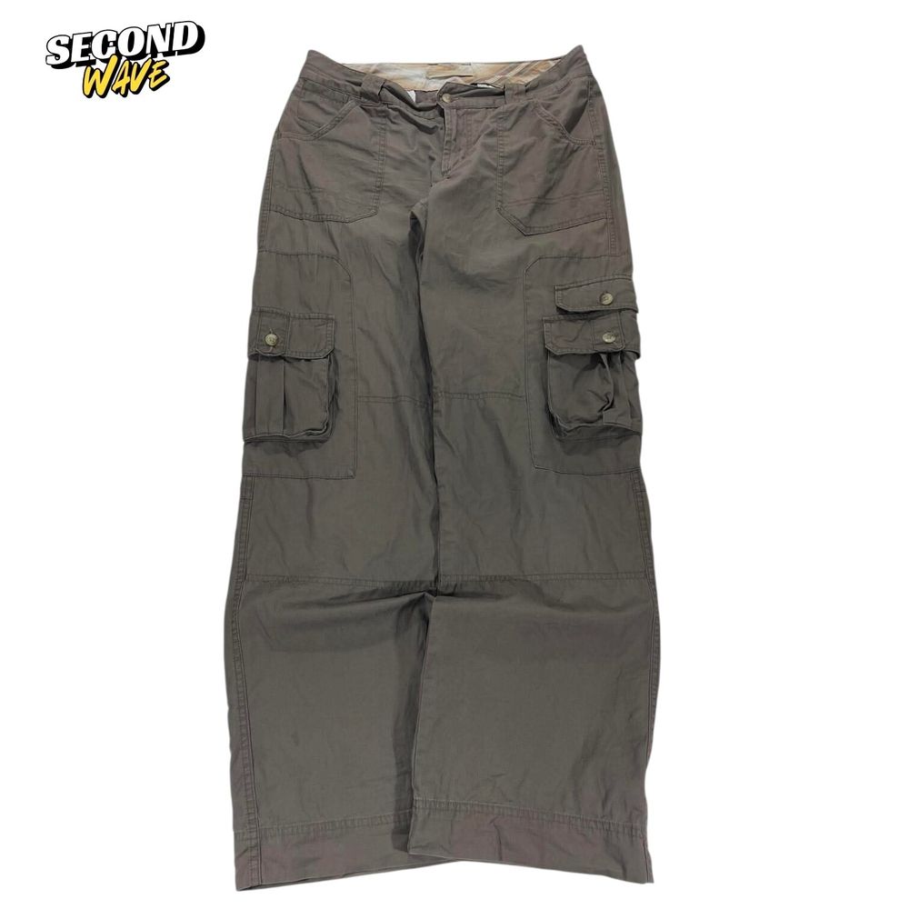 VINTAGE COLUMBIA KHAKI CARGO PANTS WITH MULTIPLE POCKETS (30)