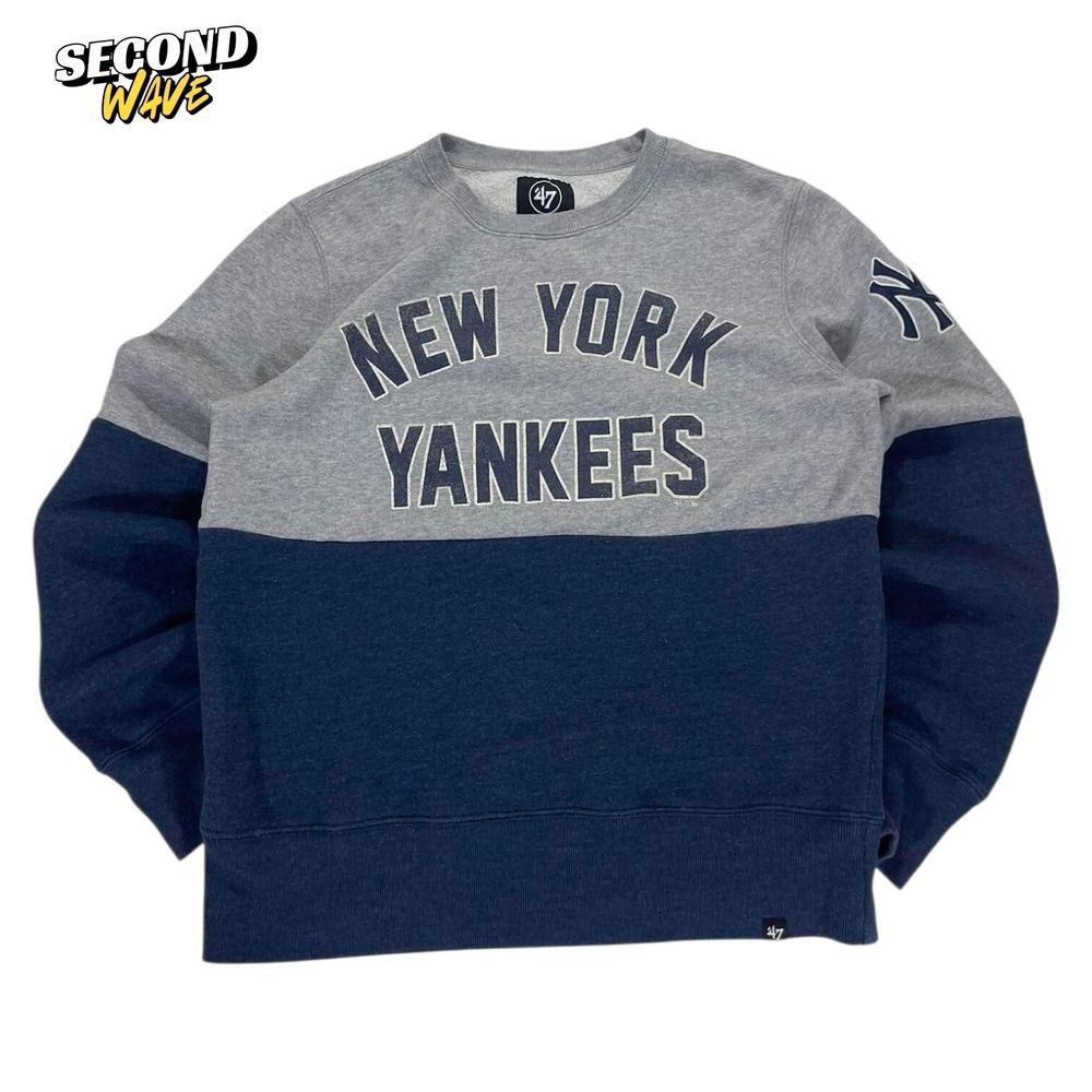 47 NEW YORK YANKEES GREY CREWNECK SWEATSHIRT (M)