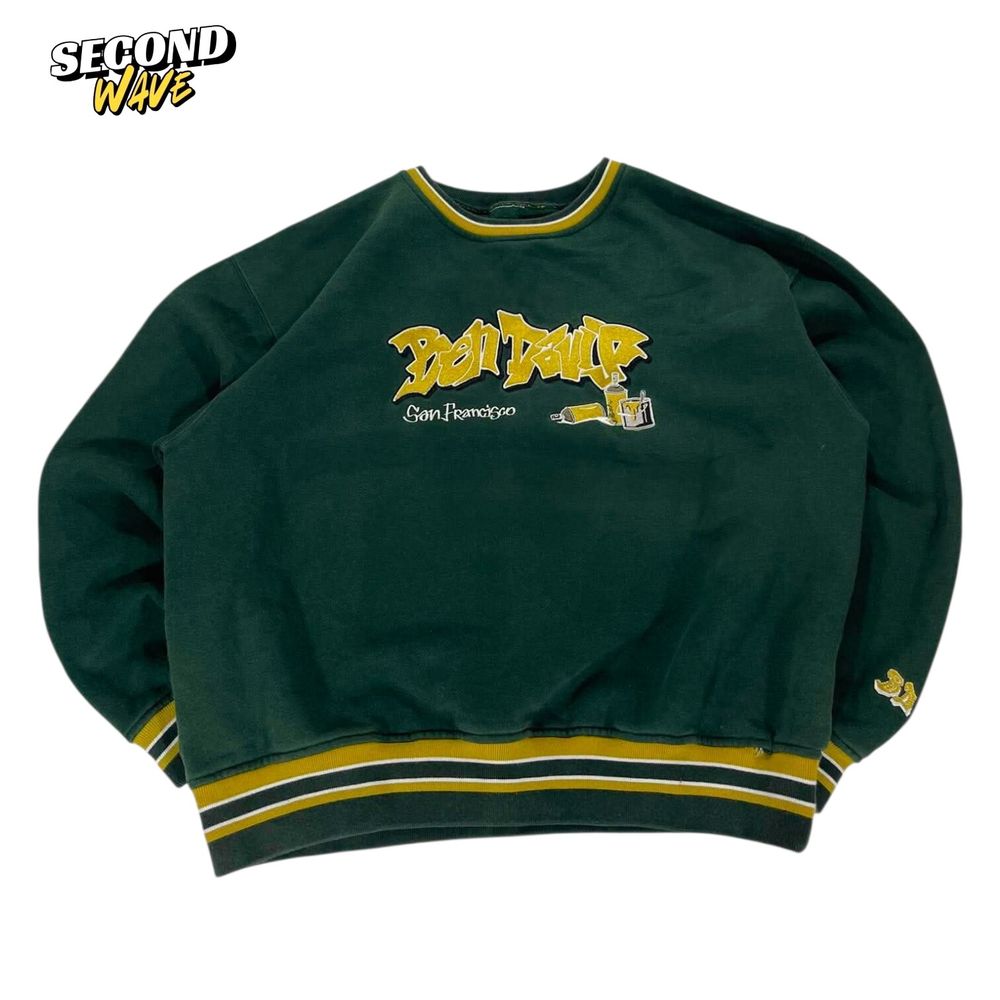 90S BEN DAVIS SAN FRANCISCO GREEN CREWNECK (M)