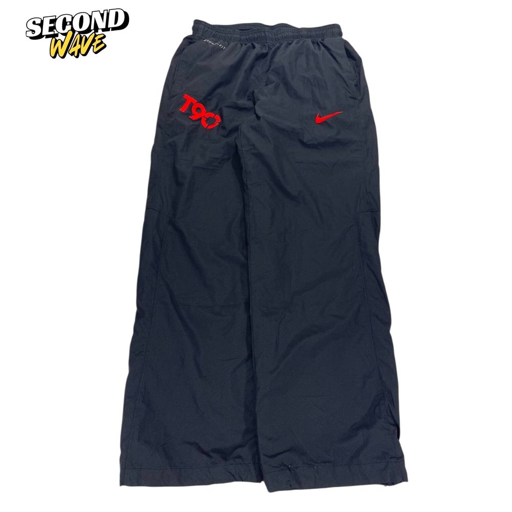 NIKE T90 BLACK TRACK PANTS (M)