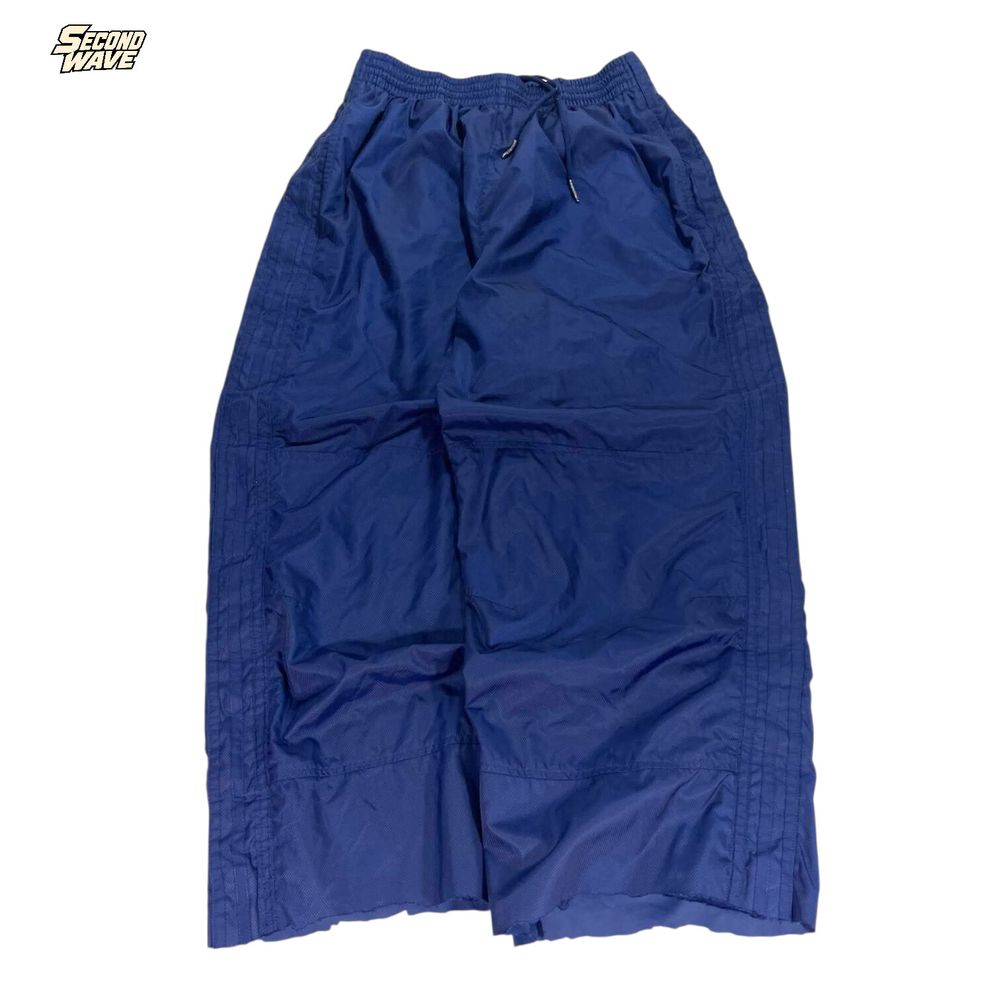 ADIDAS BLUE TRACK PANTS (L)