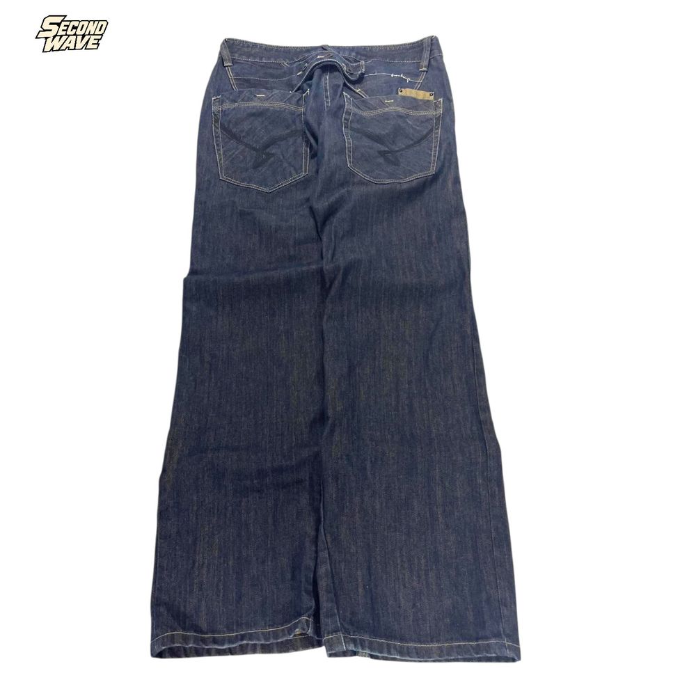 Y2K FIRETRAP WIDE LEG JEANS (34)