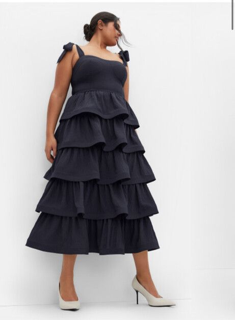 Elina Navy Dress