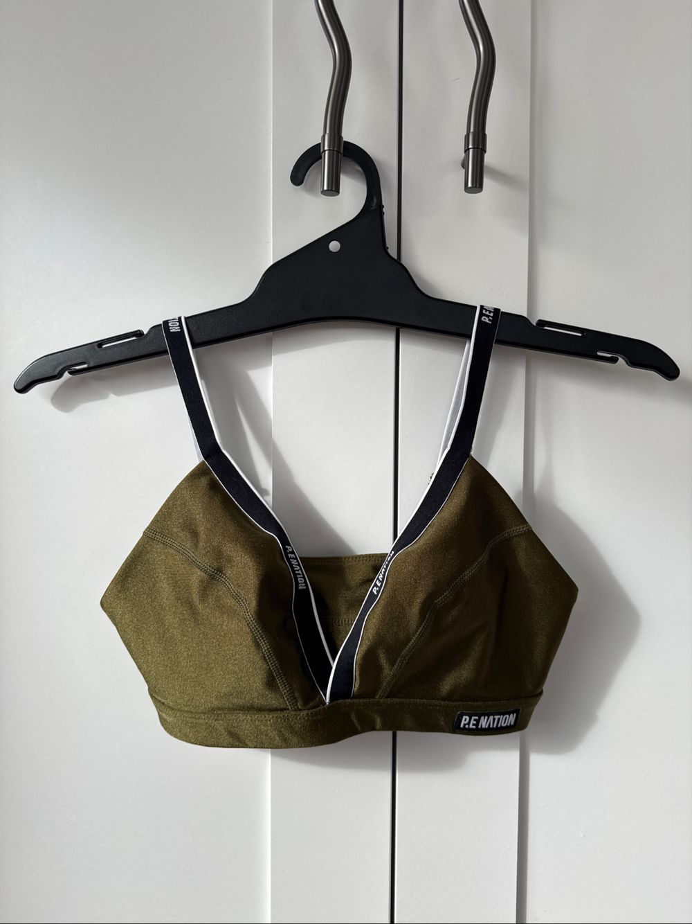 PE Nation Olive Green Sports Bra