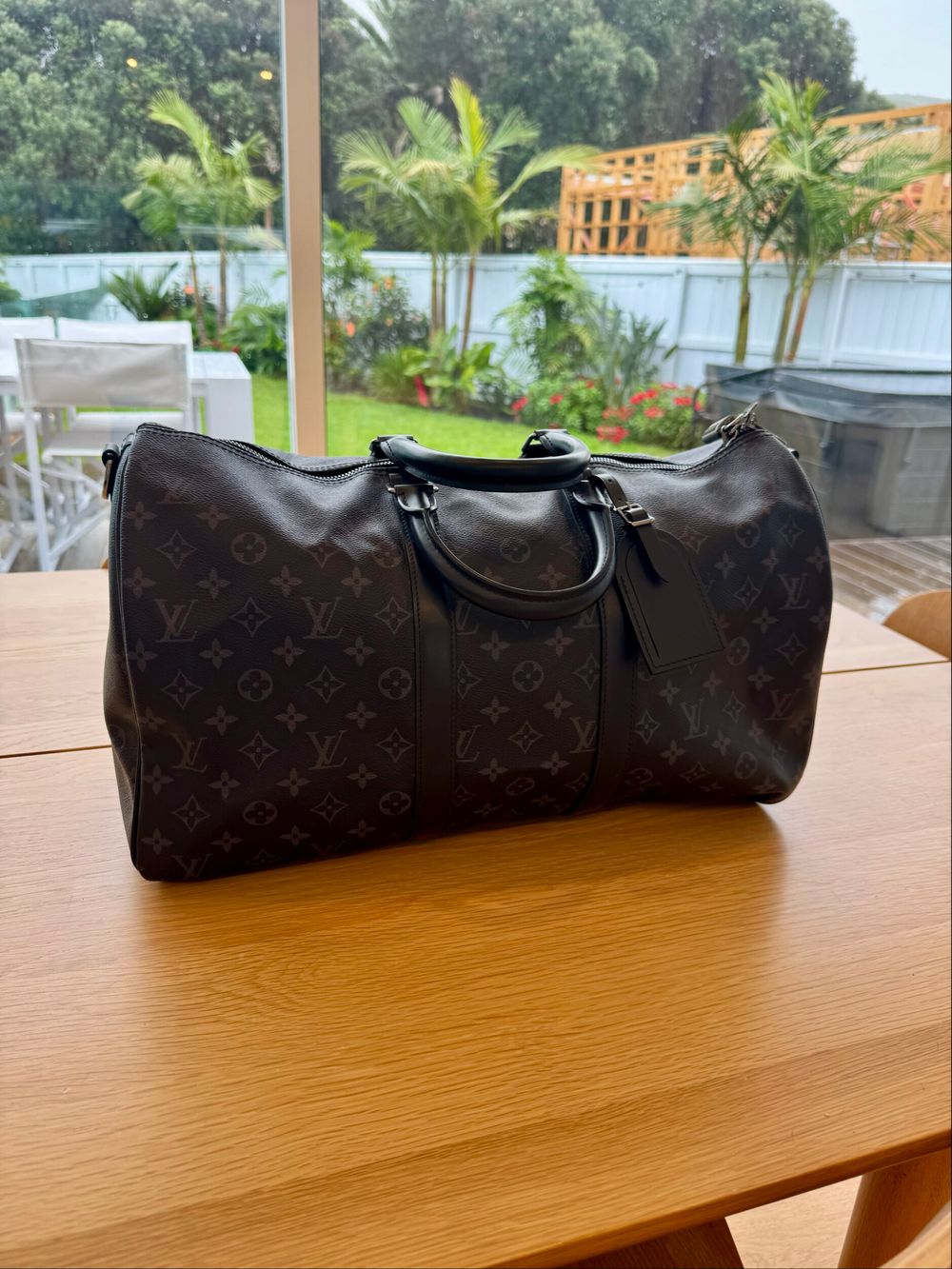Louis Vuitton Monogram Eclipse Keepall 45