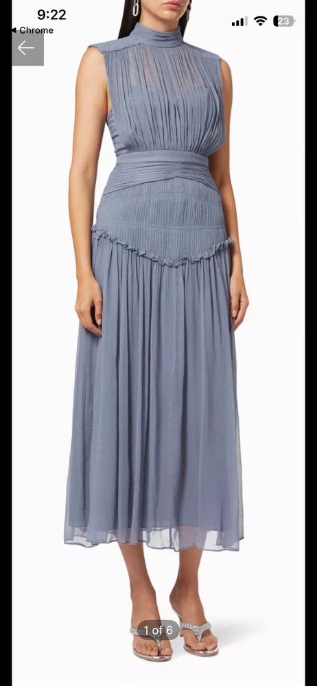 Kayla dress - blue smoke