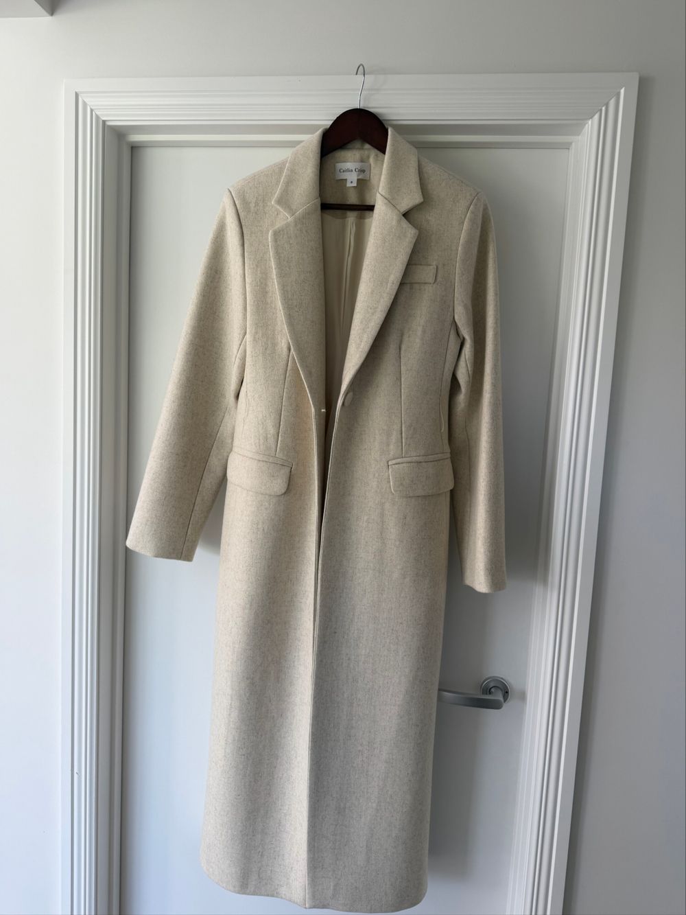 Caitlin Crisp Wool Coat
