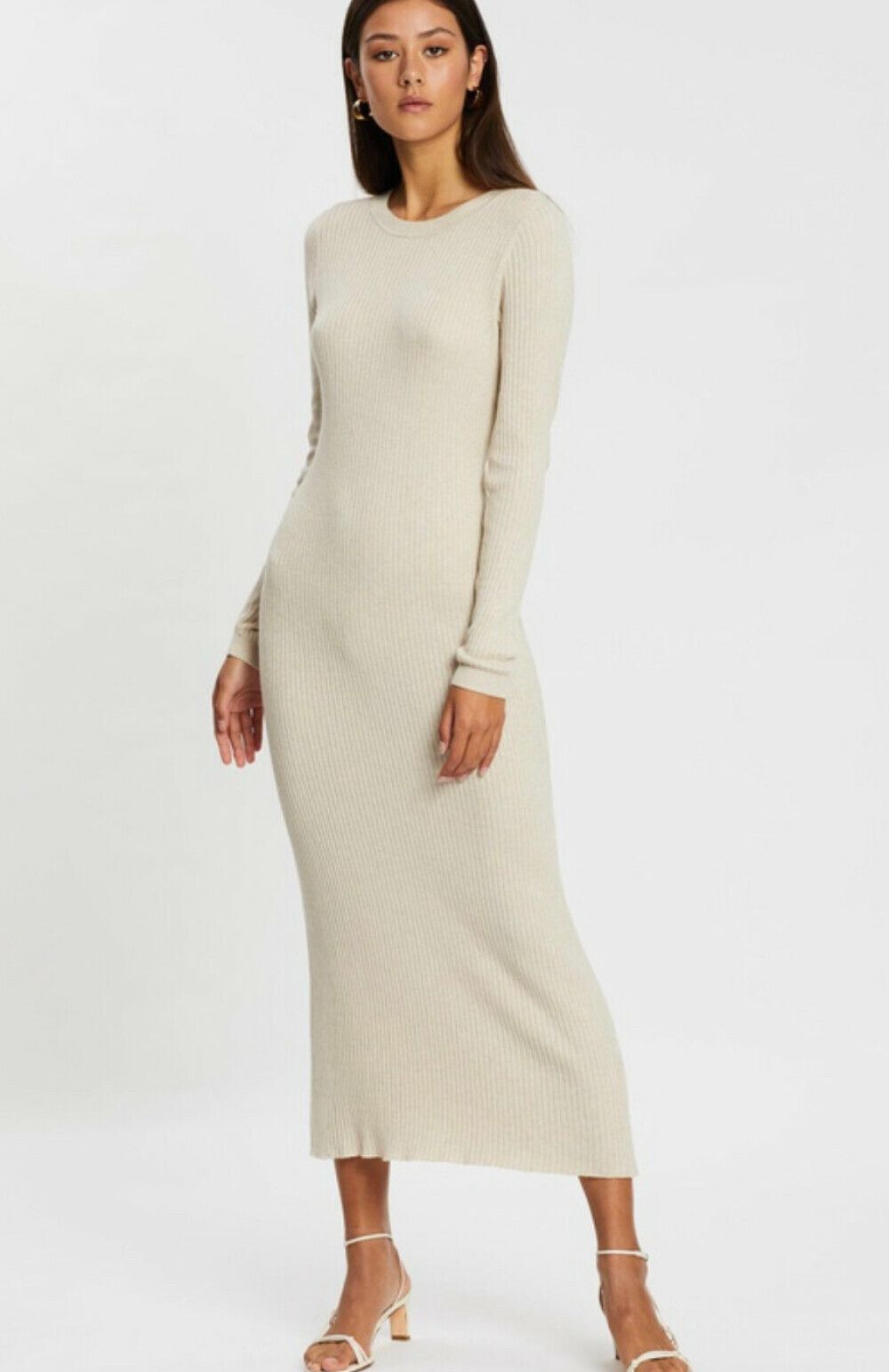long knit dress polo The Averie Polo Rib Sweater Dress main image 0