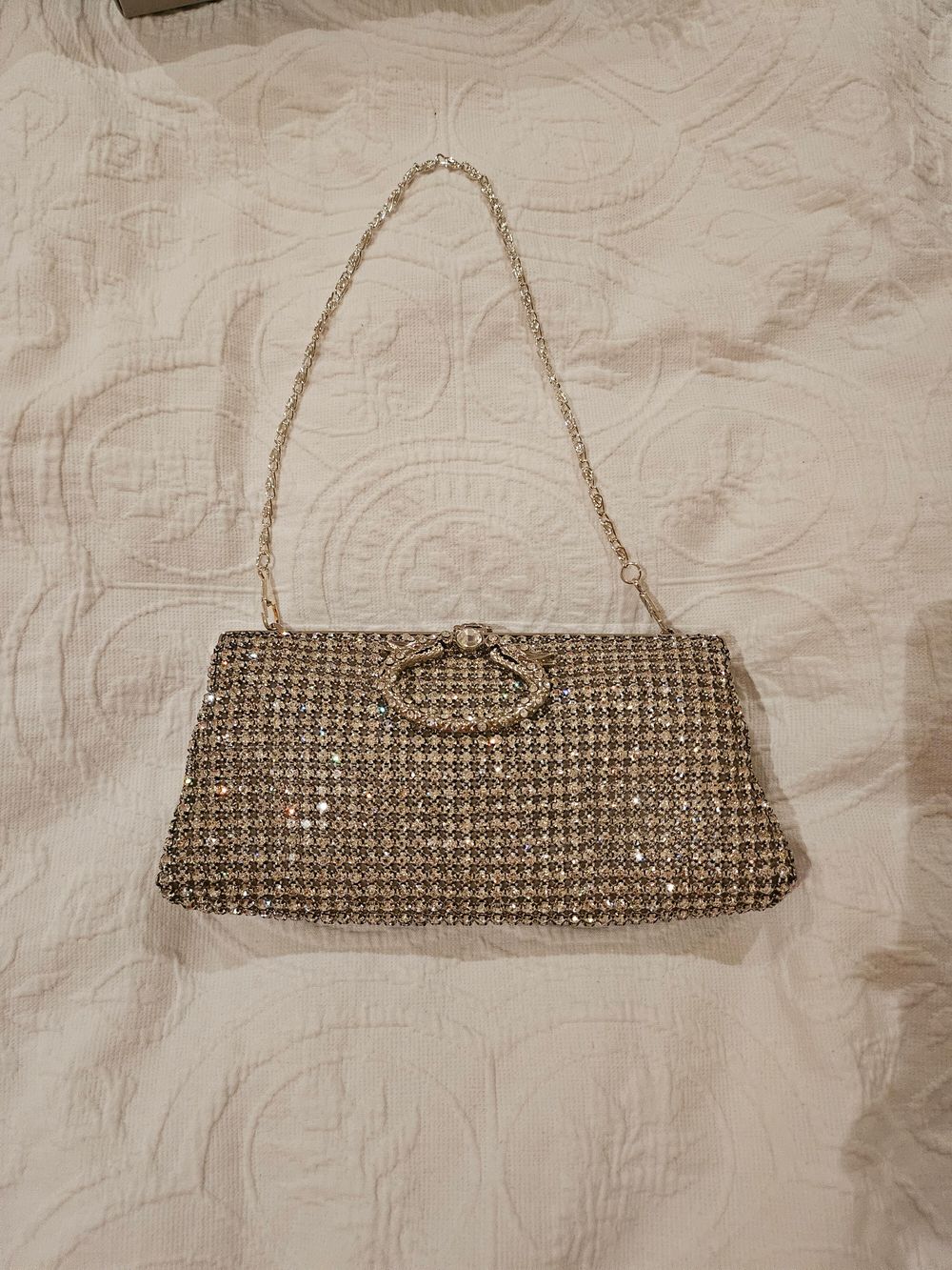 Rhinestone Chomel Evening Clutch