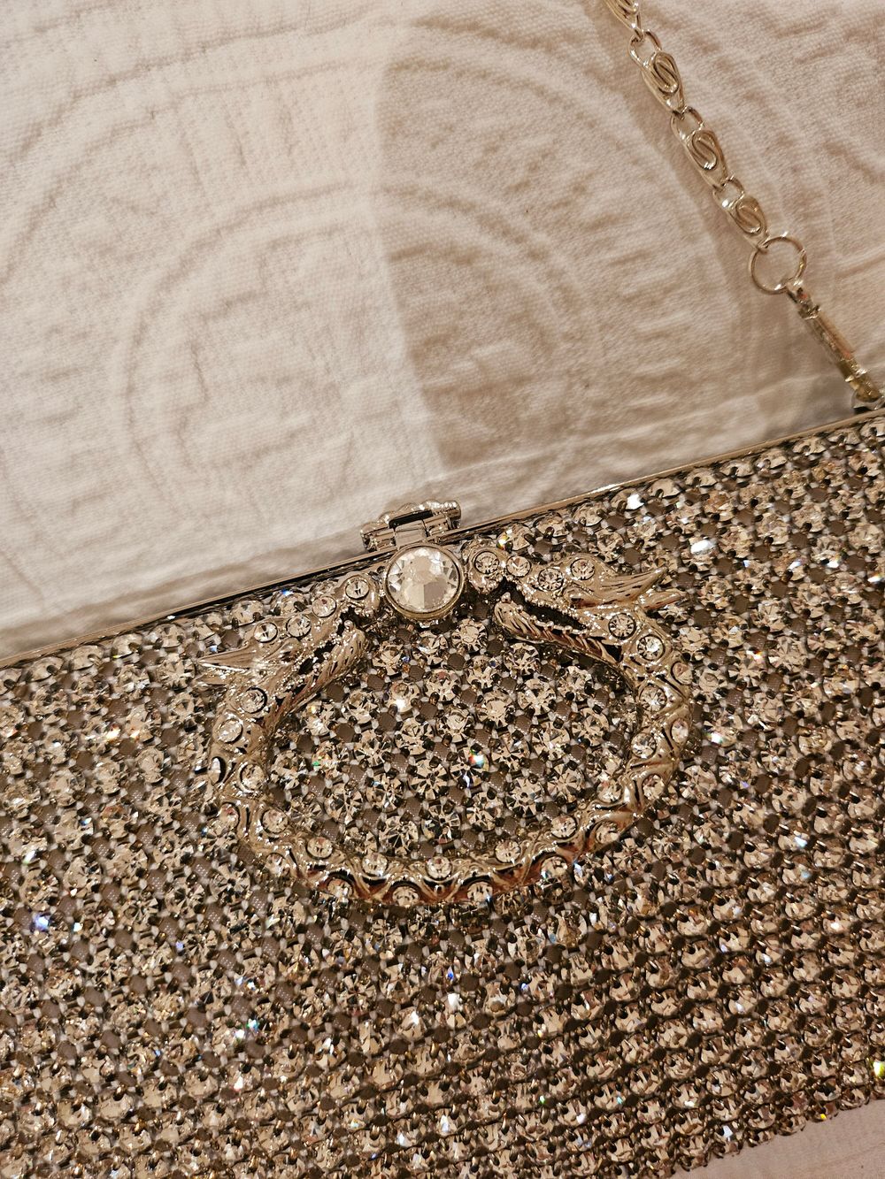 Rhinestone Chomel Evening Clutch