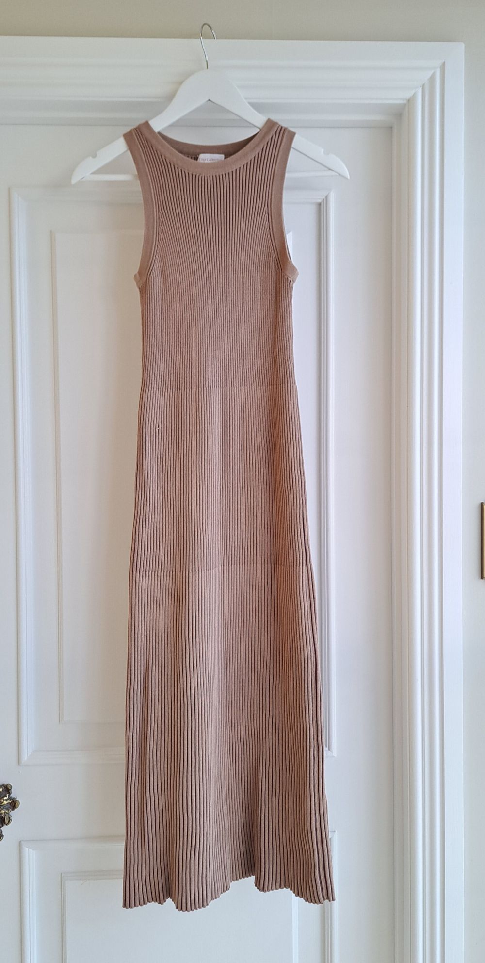 elka collective brown dress Drew Brown Rib Bodice Maxi Dress main image 1