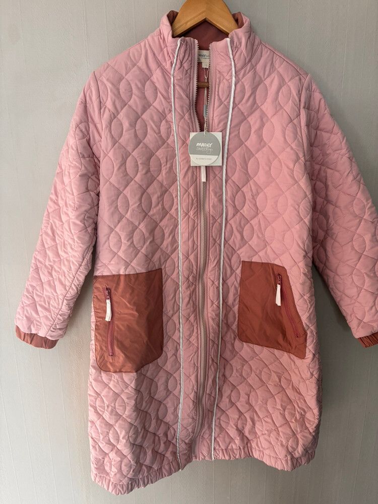 Madly Sweetly Pink Quilted Coat