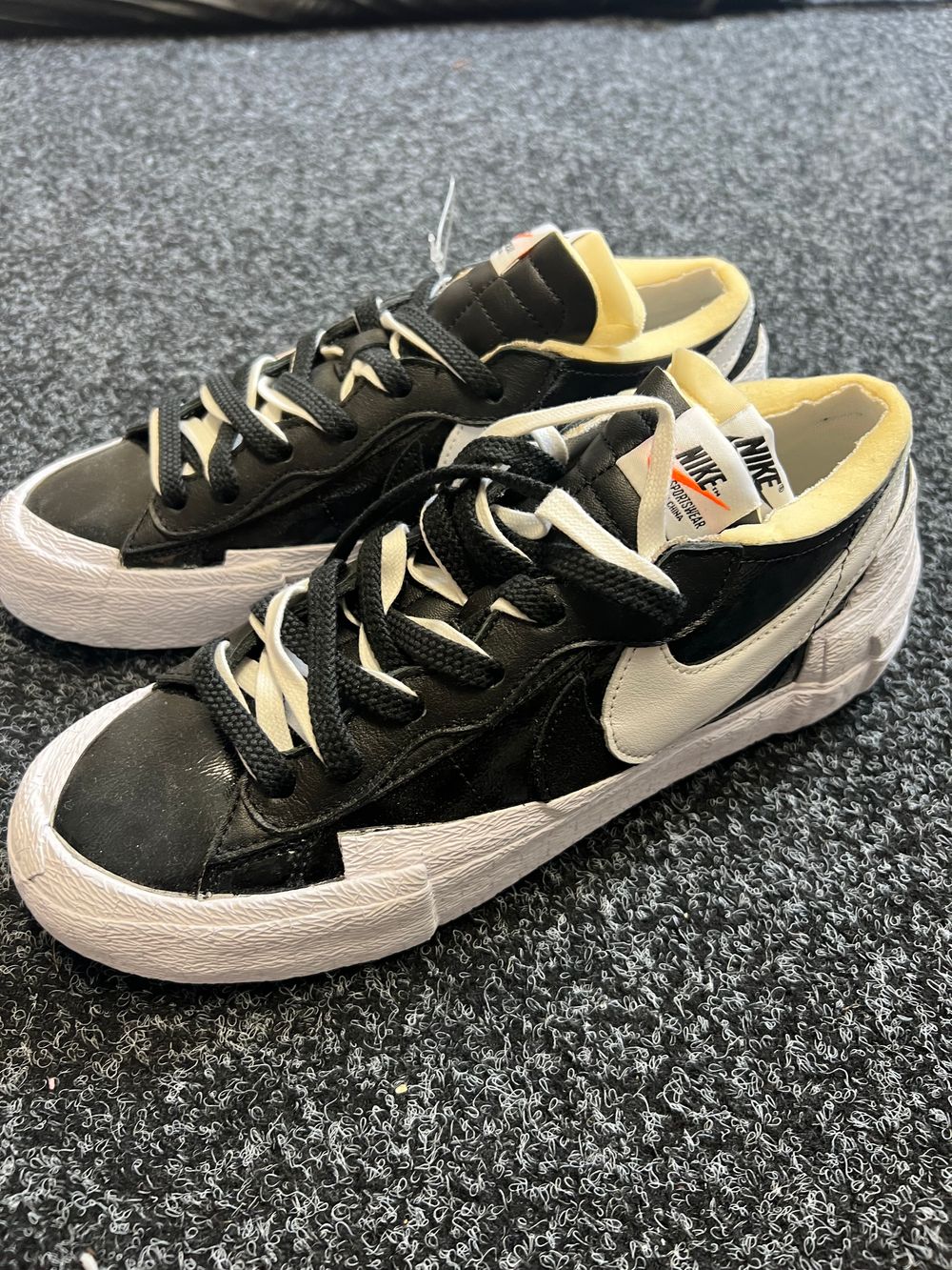 Nike Black White Sneakers Size US 8