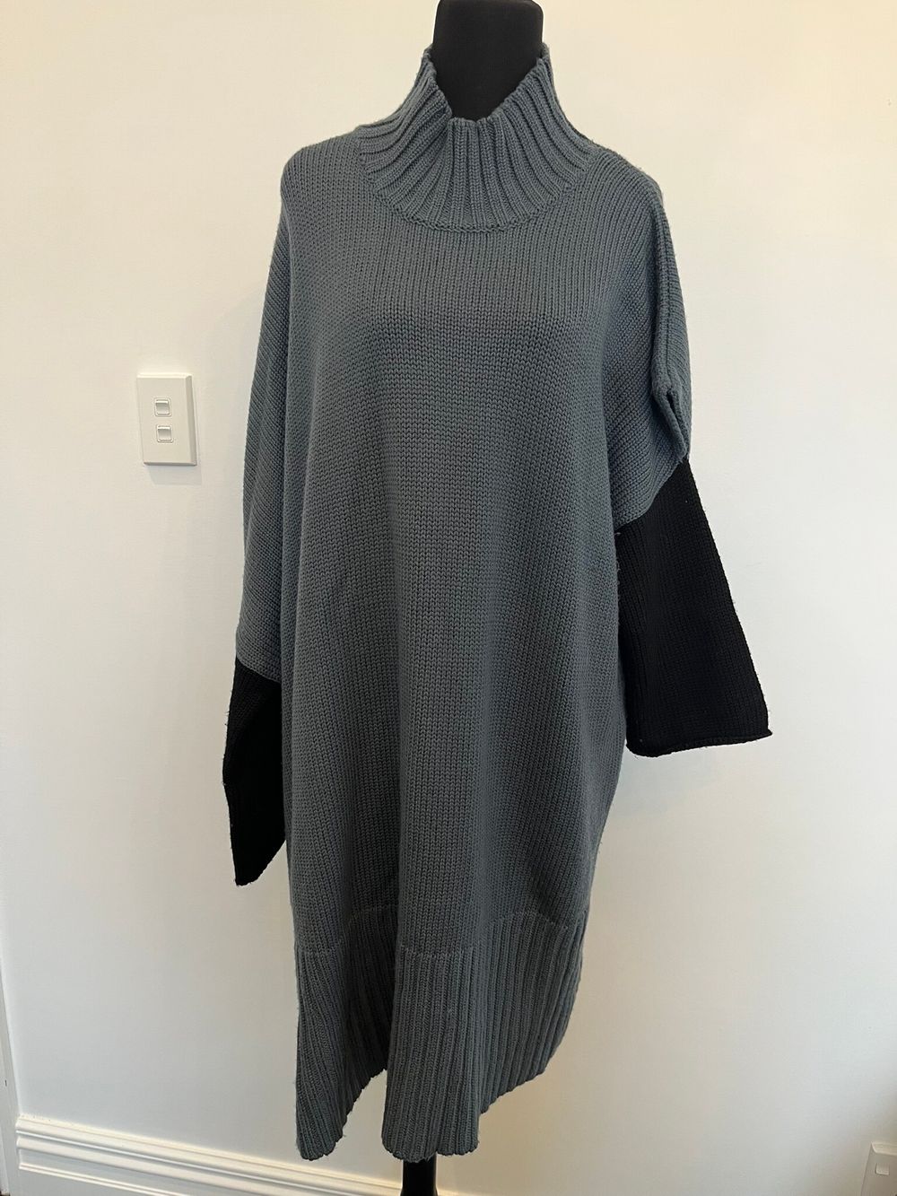 Oversize Chunky Merino Knit dress