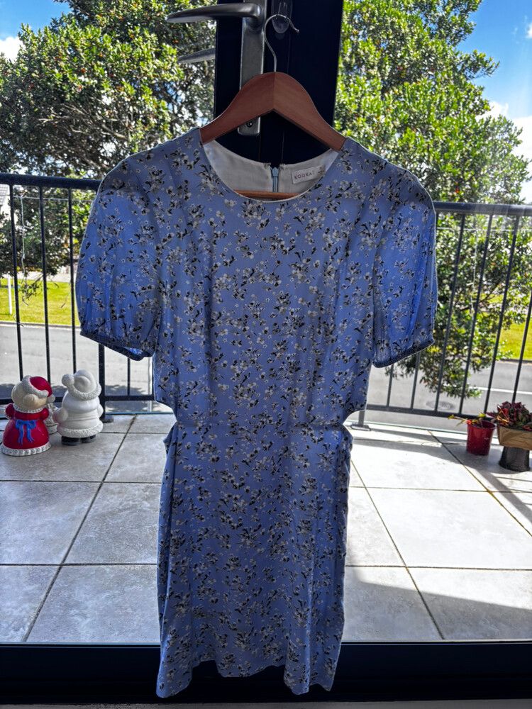 kookai blue mini dress Nova Mini Dress