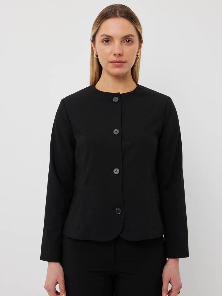 Cleo Jacket | Black Suiting