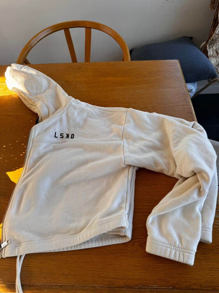 LSKD Cream Hoodie Size S