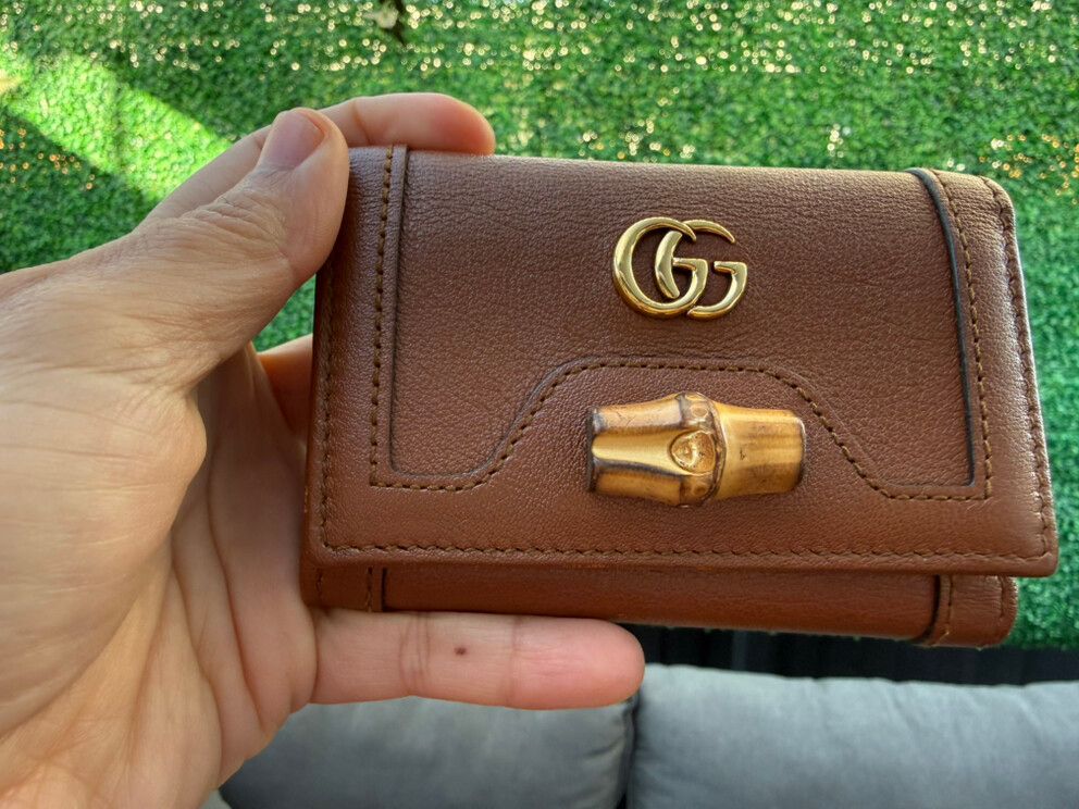 gucci bamboo wallet