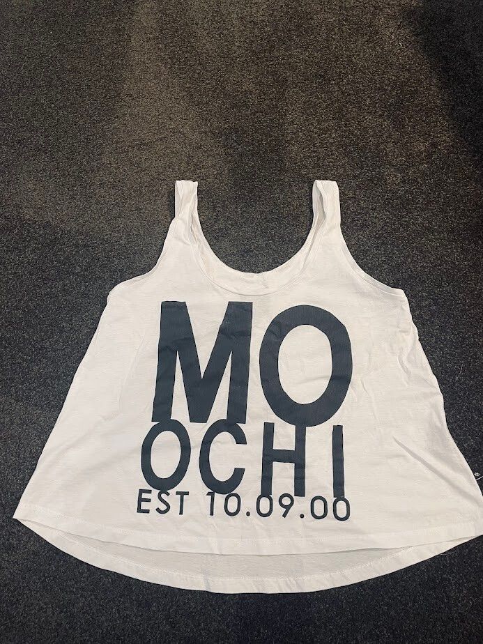 Moochi White Tank Top