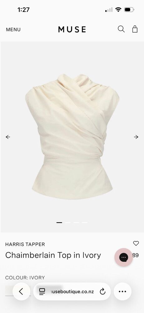 Harris Tapper Ivory Chaimberlain Top