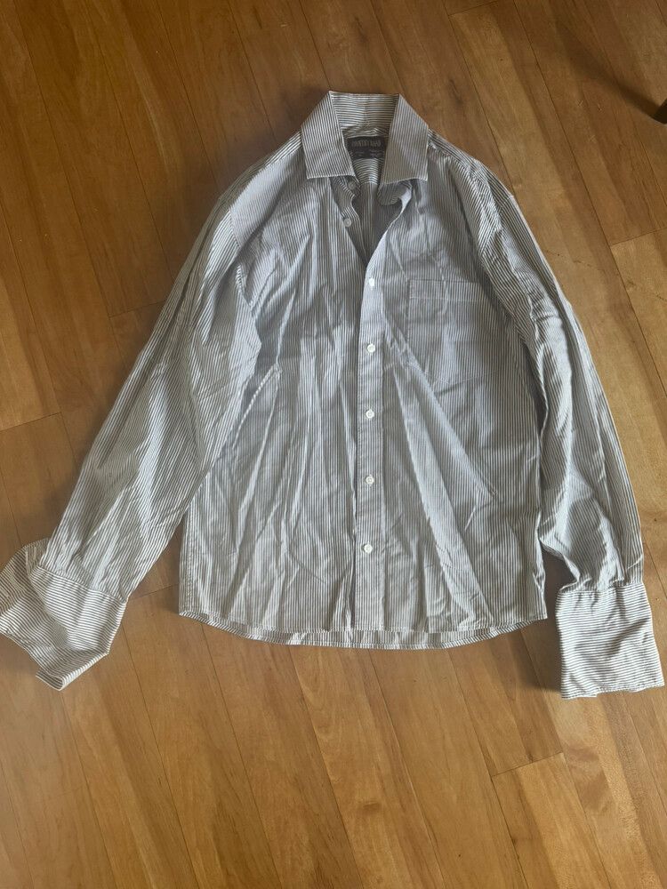 Country Road Grey Striped Shirt - Size M