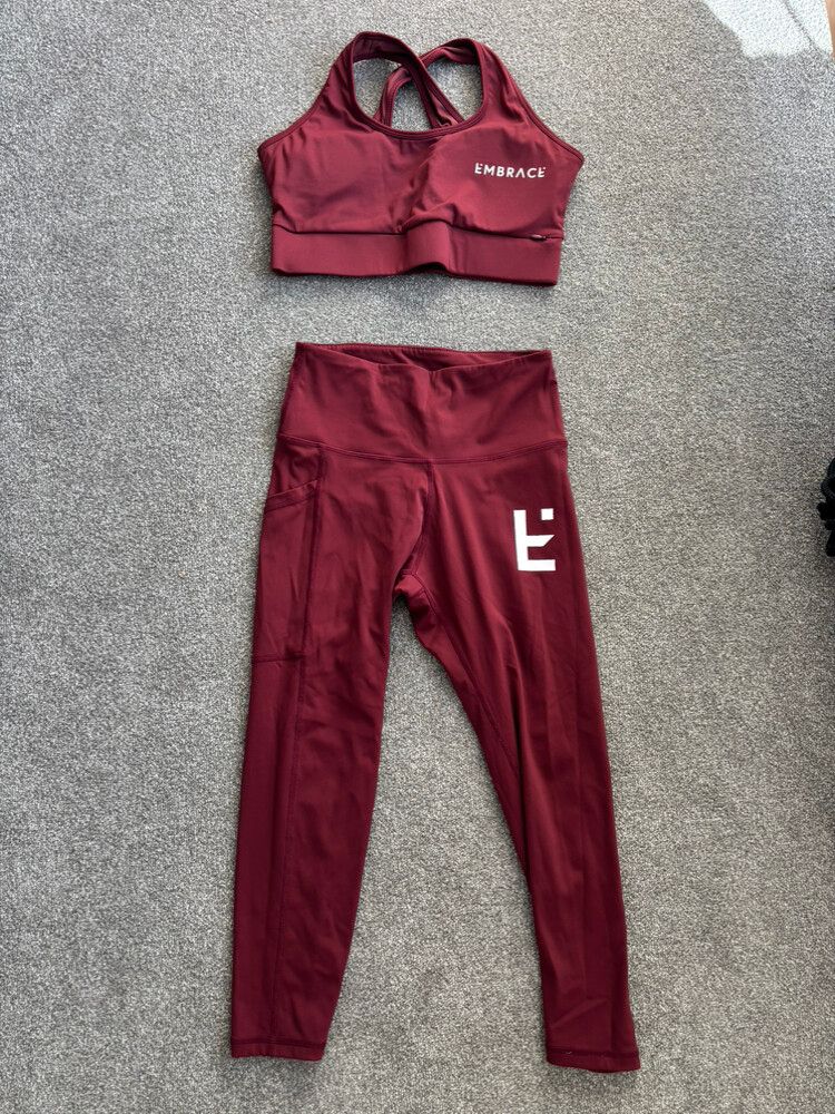 Embrace Burgundy Matching Set