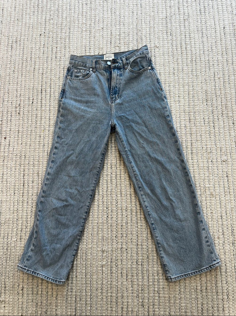 Jacandmooki Blue Straight Leg Jeans
